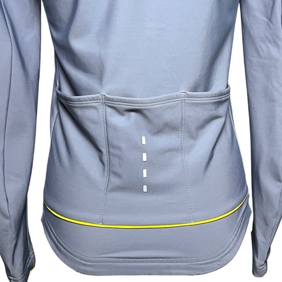 La Passione Full Zip Cycling Jacket Size Small Gray Fall \ Winter - Picture 4 of 8